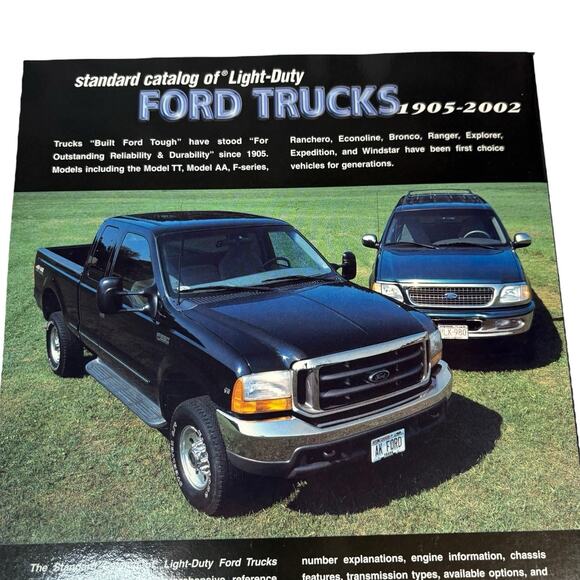 EUC 2003 "Standard Catalog of Light Duty Ford Trucks 1905-2002" By John Gunnell - Picture 7 of 13
